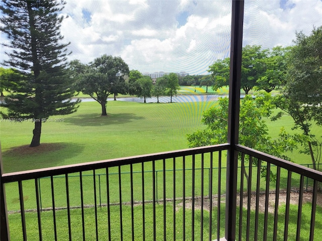 3150 W Rolling Hills Cir Unit 310, Davie, FL 33328 - view of yard featuring a balcony