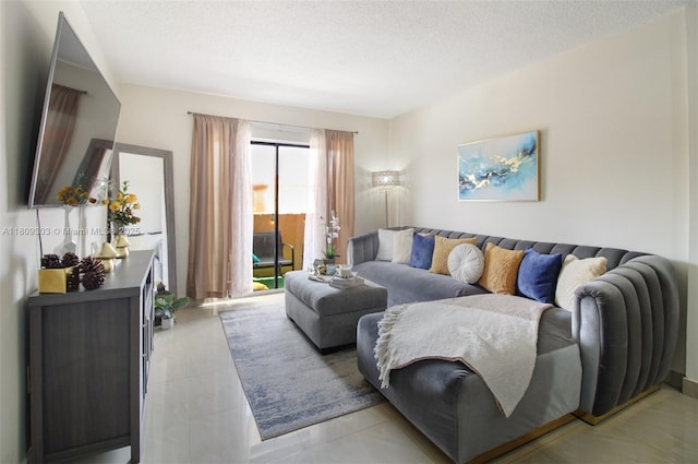 8095 NW 8th St Unit 209, Miami, FL 33126 - living room with a textured ceiling