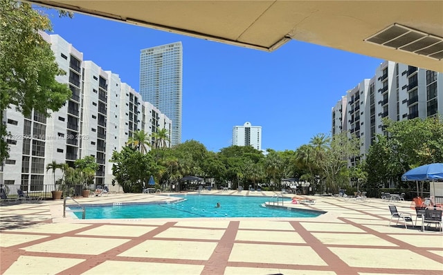 16909 N Bay Rd Unit 116, Sunny Isles Beach, FL 33160 - community pool with a patio