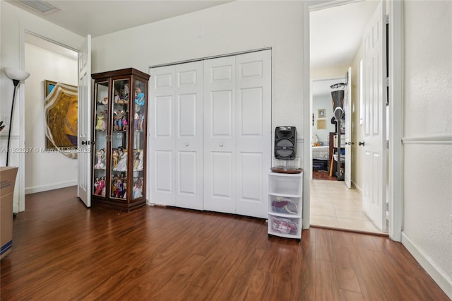 13006 SW 196th St, Miami, FL 33177 - bedroom with dark wood-style floors and a closet