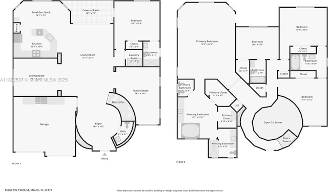 13006 SW 196th St, Miami, FL 33177 - view of floor plan / room layout