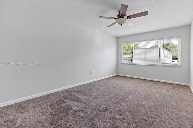 1712 Melvin Ave, Orlando, FL 32806 - unfurnished room featuring carpet, a textured ceiling, and ceiling fan
