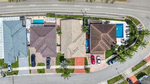 9408 SW 156th Pl, Miami, FL 33196 - bird's eye view of a pool area