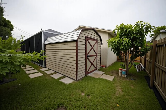 22115 SW 58th Ave, Boca Raton, FL 33428 - view of shed with a fenced backyard