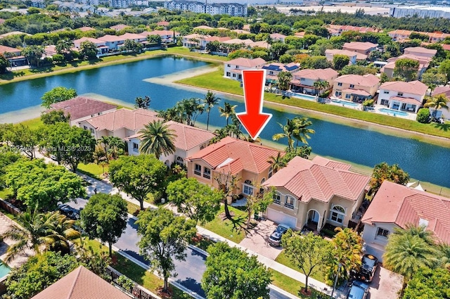 11018 NW 47th Ter, Doral, FL 33178 - aerial view of residential area featuring a large body of water