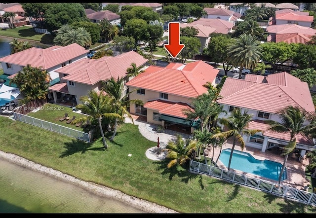 11018 NW 47th Ter, Doral, FL 33178 - aerial perspective of suburban area featuring a pool area