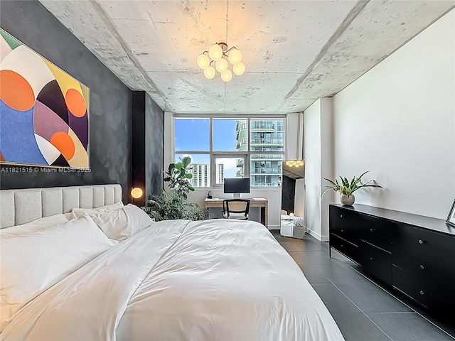 3301 NE 1st Ave Unit H1215, Miami, FL 33137 - bedroom with tile patterned flooring