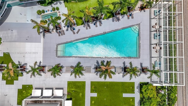 3301 NE 1st Ave Unit H1215, Miami, FL 33137 - aerial view of a pool