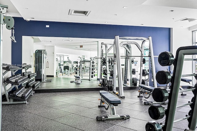 3301 NE 1st Ave Unit H1215, Miami, FL 33137 - gym featuring healthy amount of natural light