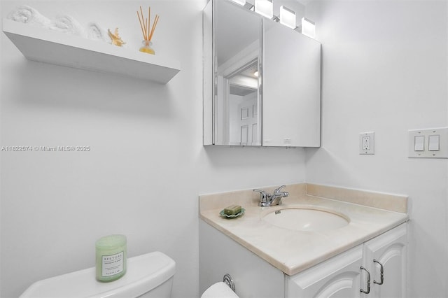 1965 S Ocean Dr Unit 6Q, Hallandale Beach, FL 33009 - bathroom with toilet and vanity