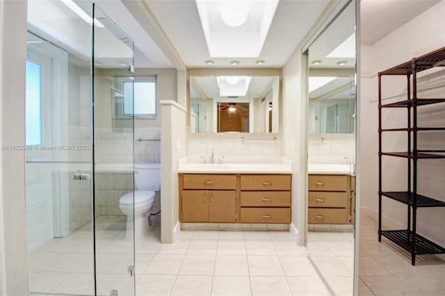 1531 SW 67th Ter, Plantation, FL 33317 - bathroom with vanity, tile patterned flooring, a shower stall, and plenty of natural light