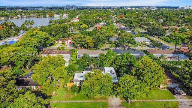 1531 SW 67th Ter, Plantation, FL 33317 - aerial view of residential area featuring a nearby body of water and a tree filled landscape
