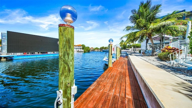13105 Ixora Ct Unit 302, North Miami, FL 33181 - dock area with a water view