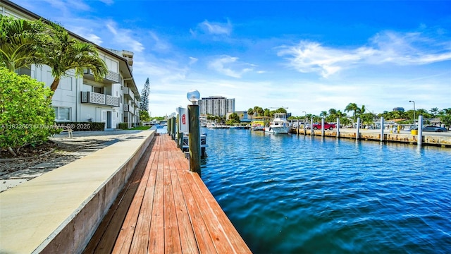 13105 Ixora Ct Unit 302, North Miami, FL 33181 - dock area with a water view