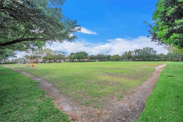 942 Lavender Cir, Weston, FL 33327 - view of yard with an area for soccer