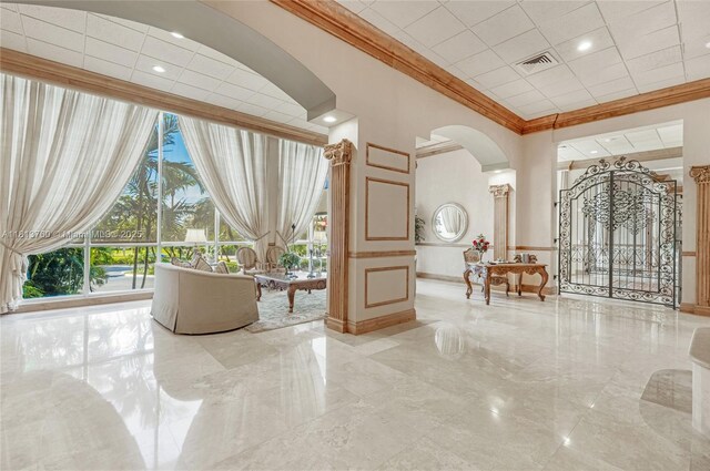4280 Galt Ocean Dr Unit 12H, Fort Lauderdale, FL 33308 - bathroom featuring tile patterned flooring, vanity, and combined bath / shower with glass door