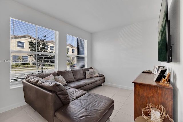 12828 SW 243rd St Unit 12828, Homestead, FL 33032 - living room featuring light tile patterned flooring