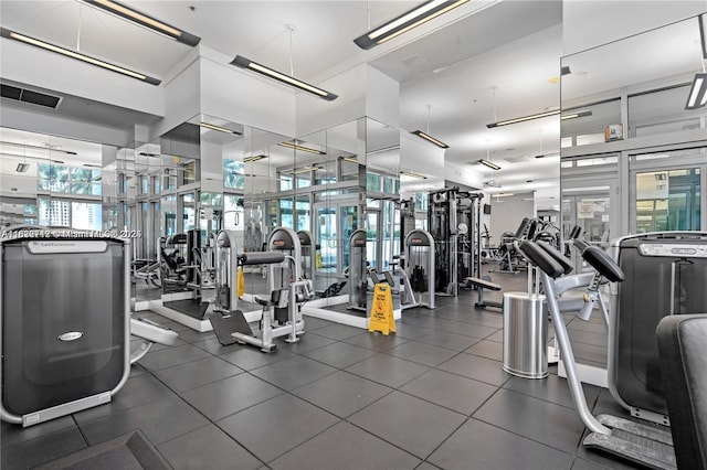 90 SW 3rd St Unit 3010, Miami, FL 33130 - workout area with healthy amount of natural light