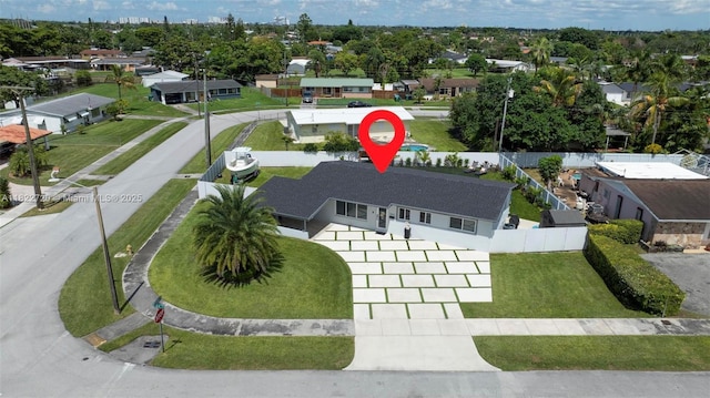 10371 SW 44th St, Miami, FL 33165 - aerial perspective of suburban area