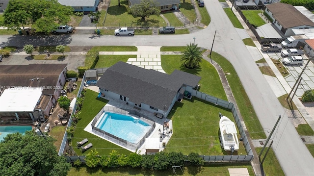 10371 SW 44th St, Miami, FL 33165 - aerial perspective of suburban area with a pool