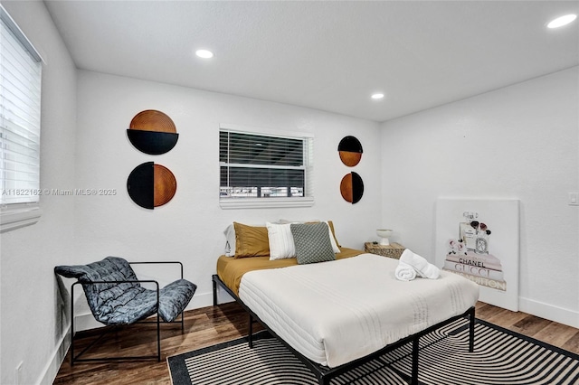 1772 SW 43rd Ave, Fort Lauderdale, FL 33317 - bedroom featuring wood finished floors, recessed lighting, and multiple windows
