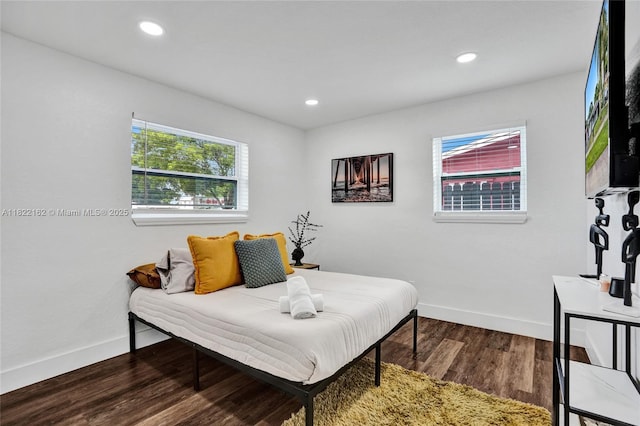 1772 SW 43rd Ave, Fort Lauderdale, FL 33317 - bedroom featuring wood finished floors and recessed lighting