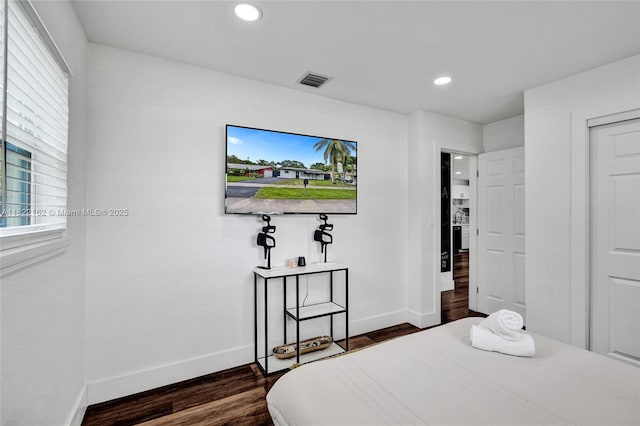 1772 SW 43rd Ave, Fort Lauderdale, FL 33317 - bedroom with recessed lighting and dark wood-type flooring