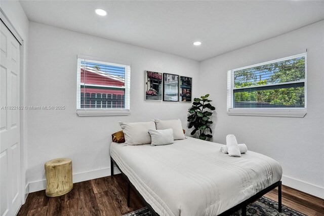 1772 SW 43rd Ave, Fort Lauderdale, FL 33317 - bedroom with wood finished floors and recessed lighting
