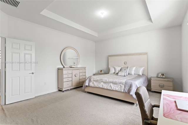 3557 W 94th Ter, Hialeah, FL 33018 - bedroom featuring carpet flooring and a tray ceiling