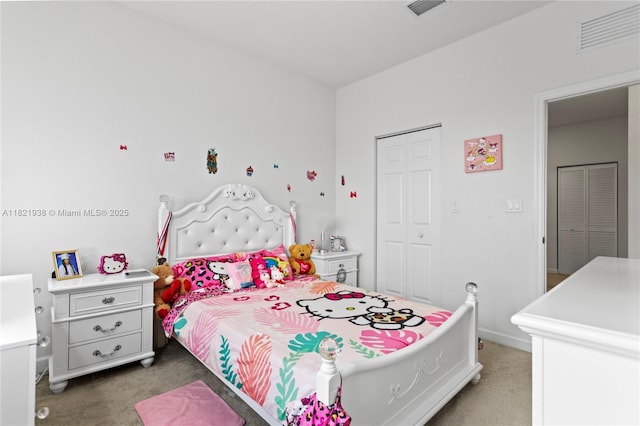 3557 W 94th Ter, Hialeah, FL 33018 - bedroom featuring light colored carpet and a closet