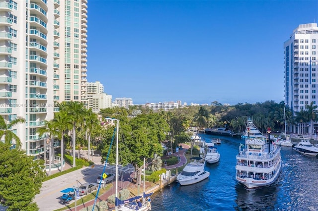 347 N New River Dr E Unit 1505, Fort Lauderdale, FL 33301 - water view with nearby urban area
