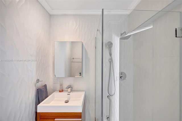 11230 SW 69th Ct, Pinecrest, FL 33156 - full bathroom featuring a shower stall and vanity