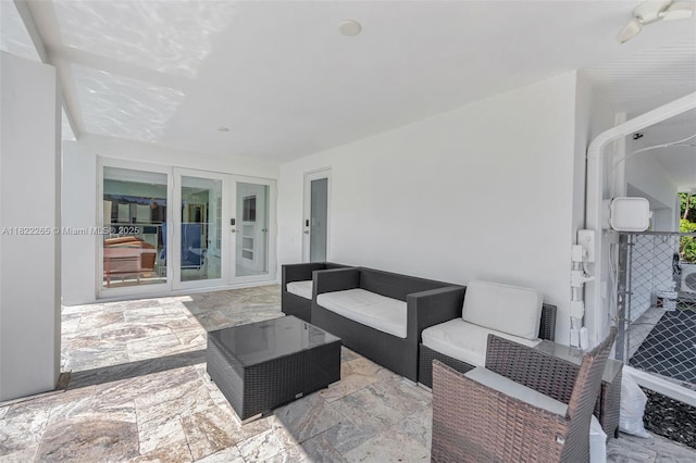 11230 SW 69th Ct, Pinecrest, FL 33156 - view of patio with an outdoor hangout area