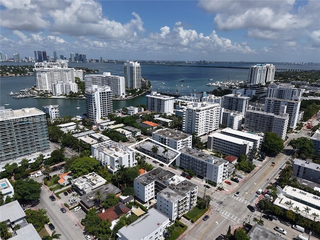 1601 Bay Rd Unit 4, Miami Beach, FL 33139 - aerial view of city skyline and a large body of water