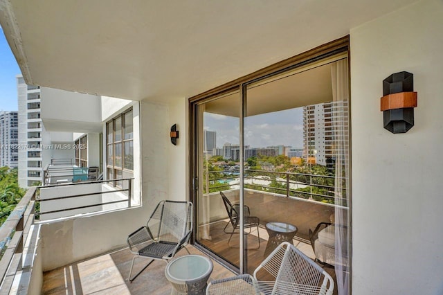600 Three Islands Blvd Unit 615, Hallandale Beach, FL 33009 - balcony featuring a city view