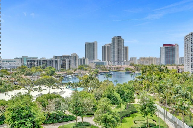 600 Three Islands Blvd Unit 615, Hallandale Beach, FL 33009 - skyline view with a nearby body of water