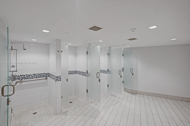 600 Three Islands Blvd Unit 615, Hallandale Beach, FL 33009 - bathroom with a shower stall and recessed lighting