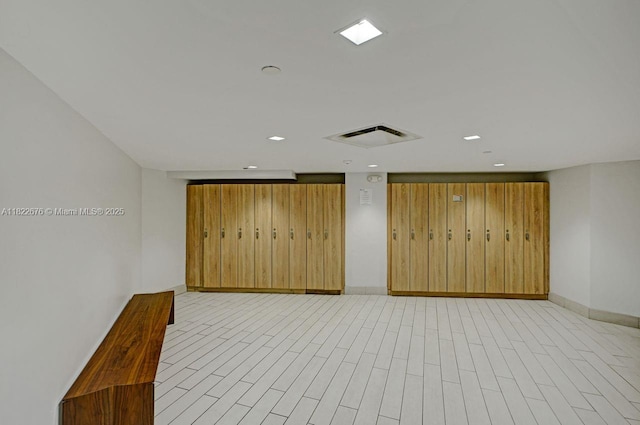 600 Three Islands Blvd Unit 615, Hallandale Beach, FL 33009 - below grade area featuring baseboards and recessed lighting