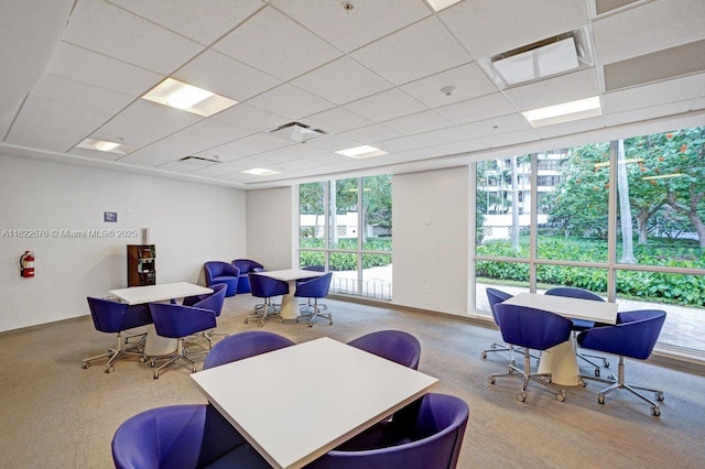 600 Three Islands Blvd Unit 615, Hallandale Beach, FL 33009 - carpeted office space featuring baseboards and expansive windows