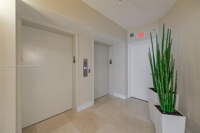3101 S Ocean Dr Unit 404, Hollywood, FL 33019 - corridor with elevator