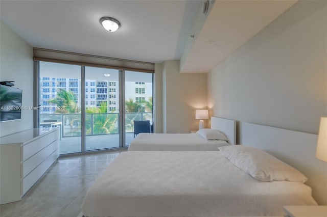 3101 S Ocean Dr Unit 404, Hollywood, FL 33019 - bedroom with floor to ceiling windows and access to outside