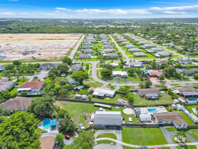 27645 SW 163rd Ave, Homestead, FL 33031 - aerial overview of property's location featuring nearby suburban area