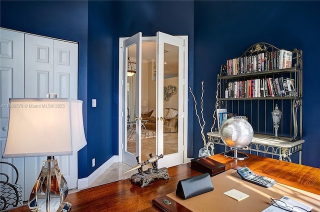 6807 NW 66th Way, Parkland, FL 33067 - office area with french doors