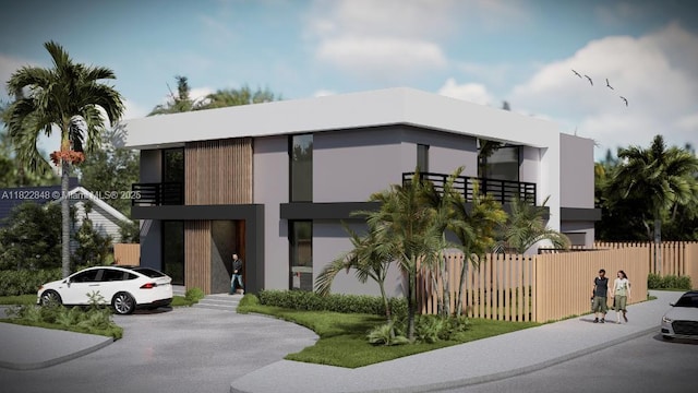 1700 NE 18th St, Fort Lauderdale, FL 33305 - contemporary home with a balcony