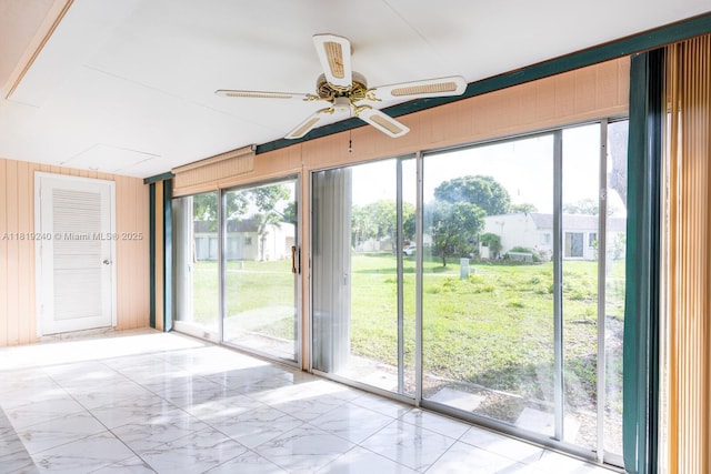 16985 SW 113th Ct Unit 31541E, Miami, FL 33157 - unfurnished sunroom with marble tiled floors and healthy amount of natural light