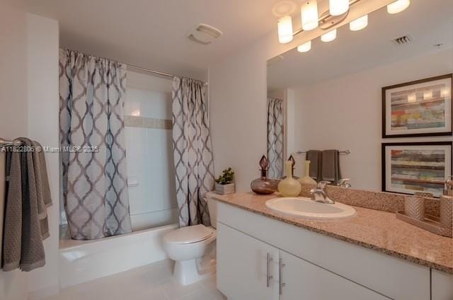 1861 NW S River Dr Unit 807, Miami, FL 33125 - full bathroom with vanity and shower / bath combo with shower curtain