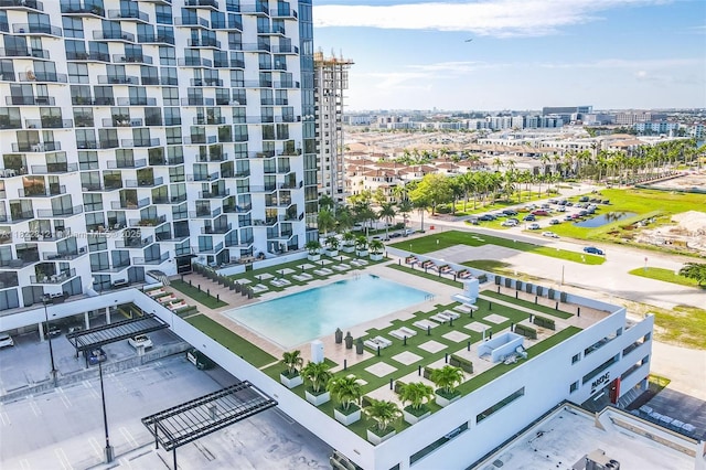 5252 NW 85th Ave Unit 1505, Doral, FL 33166 - view of urban area featuring a pool area