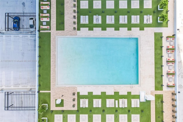 5252 NW 85th Ave Unit 1505, Doral, FL 33166 - drone / aerial view of a pool area