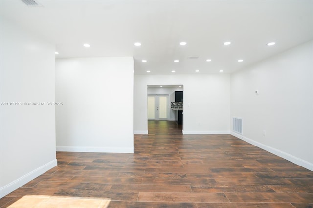 3313 N Ridge Rd, Tallahassee, FL 32305 - unfurnished room with recessed lighting and wood finished floors