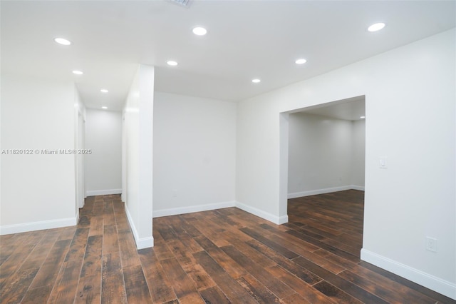 3313 N Ridge Rd, Tallahassee, FL 32305 - empty room with hardwood / wood-style floors and recessed lighting